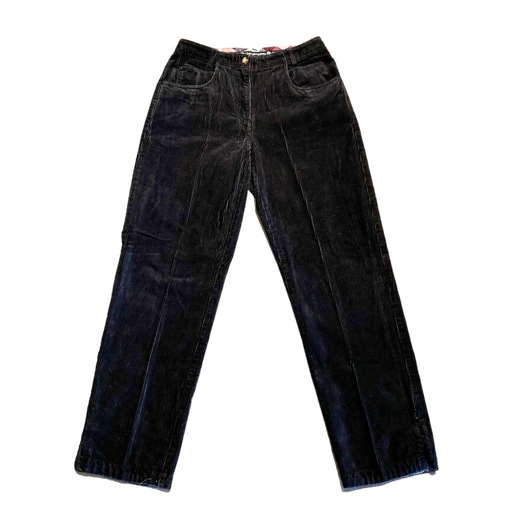 Vintage Christopher Banks Black Corduroy Pants